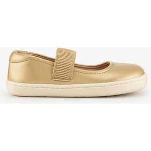 Smart Walker Mary Jane Altın Yıldız Barefoot Kız Babet Ayakkabı