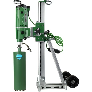 252 mm Delme Kapasiteli Akıllı LCD Ekranlı Endüstriyel Tip Açılı Karot Makinesi Seti