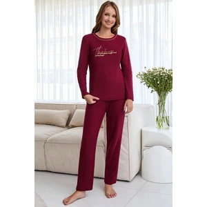 KK Collection Baskılı Interlok Pijama Takımı