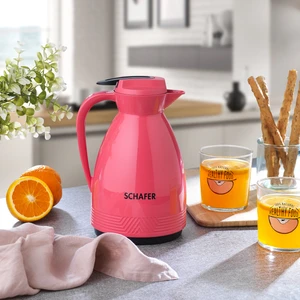 Kitchenhouse Cam Termos 1 L-Pembe