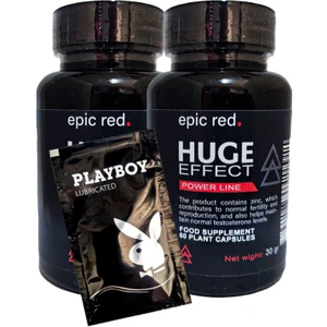 Jel + Huge Effect Erkeklere Özel Destekleyici Takviye 60'lı x 2 adet