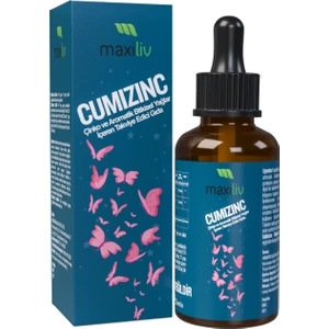 CumiZinc – Çinko ve Aromatik Bitki Yağları İçeren Takviye Edici Gıda – 30 ml Damla

