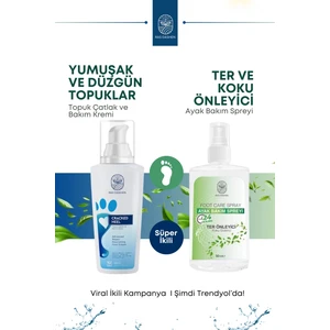 Ras Dashen Ayak Bakım Set-Ayak Koku Önleyici Bakım Sprey 50ML -Ayak Bakım Topuk Çatlak Kremi 100ML