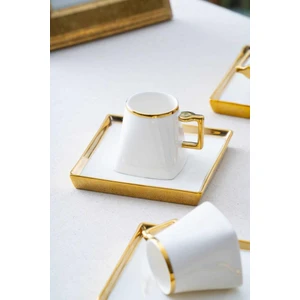 HXF-05906 Nova Beyaz 6lı Kahve Fincanı Takımı
