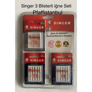 3 Blisterli Iğne Seti (10 Standart, 5 Jarse ve 5 Kot Iğnesi)