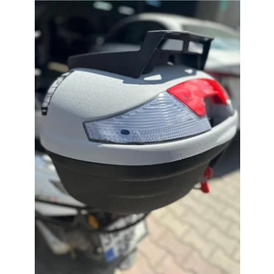 Cv 46  Litre Kargo Motosiklet Çantası Gri