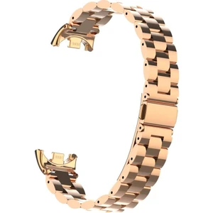 Xiaomi Mi Band 8 / 9 Uyumlu Metal Kordon Premium Paslanmaz Çelik Kayış Baklalı Model - Özel Pim