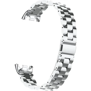 Xiaomi Mi Band 8 / 9 Uyumlu Metal Kordon Premium Paslanmaz Çelik Kayış Baklalı Model - Özel Pim