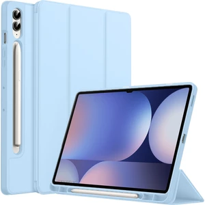 Samsung Galaxy Tab S10 Plus X820 12.4 Inç Kılıf Premium Silikon Kalem Bölmeli Smart Case