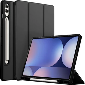 Samsung Galaxy Tab S10 Plus X820 12.4 Inç Kılıf Premium Silikon Kalem Bölmeli Smart Case