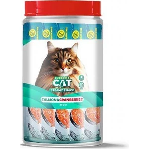 Cat Sıvı Kedi Ödülü Somon - Kızılcık 30X15gr