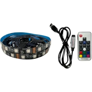 Dora Led Televizyon Monitör Arkası Kumandalı Rgb Şerit LED 3 Metre