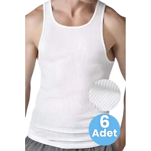 Erkek Pamuklu Kaşkorse Atlet 6 Adet
