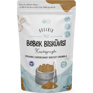 OG natural Keçiboynuzlu Toz Bebek Bisküvisi 240 gr +6 Ay