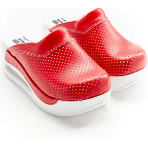 Kırmızı Ortopedik Airmax Taban Sabo Terlik