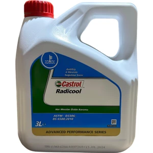 Castol Radıcool 3 Litre ( Üretim Yılı 2024 )