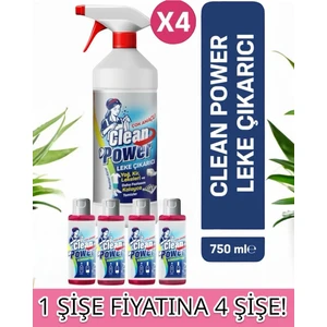 Cleanpower  Çok Amaçlı Leke Çıkarıcı 4'lü Konsantre Paket