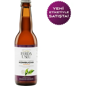 Ferda Uslu Kombucha Çayı 330 ml Organik Siyah Hemşin Çayı ile Ferahlatıcı İçecek