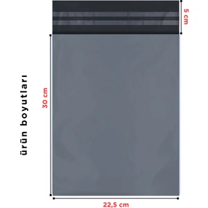 Baskısız Cepli Kargo Poşeti 500 Adet 22,5 cm x 30 cm x 5 cm