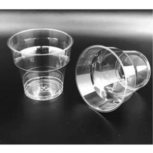 Sert Plastik Kristal Bardak 180 cc 25 Adet (4 Paket)