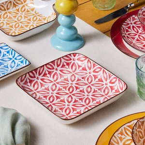 Jofy Kare Tabak 19 cm Kırmızı