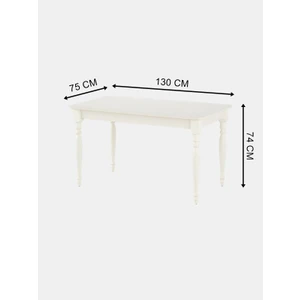 Aytaşı Sabit Masa 75X130 cm