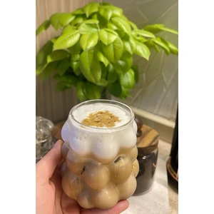 Mis Kitchen 1 Adet Pinterest Boncuk Şekli Kahve Bardağı Seti - Soğuk ve Sıcak Kahve Sunum Bardağı