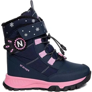 Ndrops Dayanıklı, Su Geçirmez Ortopedik Cırtlı Günlük Kız Çocuk Kar Botu