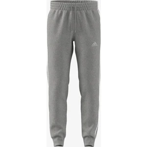Adidas 3 Stripes Fleece Trappered Erkek Gri Günlük Eşofman Altı.-