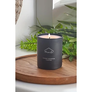 Znp Home Bardak Mum Cherry Blossom | Cam Bardak Mum | Kiraz Çiçeği Dekoratif Mumluk