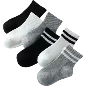Çocuk Tenis Spor Çorabı Unisex 6'çift