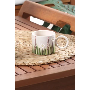 Znp Home Ivy | El Yapımı Seramik Kupa Fincan Bardak Mug Seramik Double Türk Kahve Fincanı