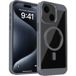 iPhone 15 Uyumlu Magsafe Destekli Kamera Koruma Çerçeveli Darbe Emici Ultra Premium Kılıf