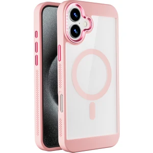 iPhone 16 Uyumlu Magsafe Destekli Kamera Koruma Çerçeveli Darbe Emici Ultra Premium Kılıf