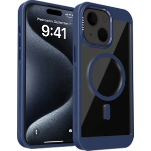 iPhone 15 Uyumlu Magsafe Destekli Kamera Koruma Çerçeveli Darbe Emici Ultra Premium Kılıf