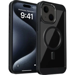 iPhone 15 Plus ve 14 Plus Uyumlu Magsafe Destekli Kamera Koruma Çerçeveli Darbe Emici Premium Kılıf