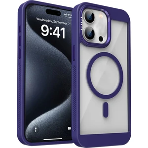 iPhone 12 ve 12 Pro Uyumlu Magsafe Destekli Kamera Koruma Çerçeveli Darbe Emici Premium Kılıf