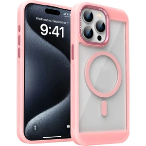 iPhone 16 Pro Uyumlu Magsafe Destekli Kamera Koruma Çerçeveli Darbe Emici Ultra Premium Kılıf