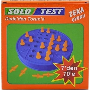 Solo Test Nostaljik Oyuncak Solo Test