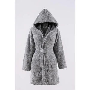 Znp Home Plain Kapşonlu Unisex Wellsoft Peluş Sabahlık | Bornoz