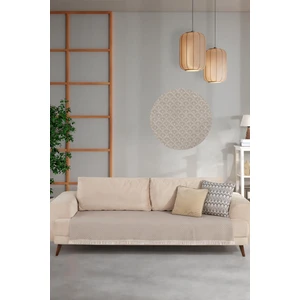 Znp Home Halfy | Koltuk Örtüsü 100X210 cm | Natural Pamuklu Koltuk Şalı | Çekyat Örtüsü
