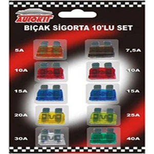 Sigorta Biçak 10Lu Set 13