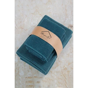 Znp Home Royal | 50X90 - 70X140 cm 4'lü  Banyo Havlu Seti, %100 Pamuklu Havlu Takımı