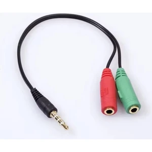 Monte Lua 3.5 mm Stereo Kulaklık 3 Çizgili + Hoparlör Çoklayıcı Kablo