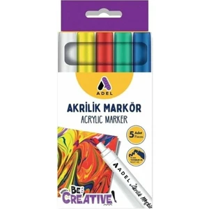 Akrilik Markör Kalem Seti 5'li