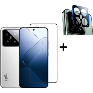 Xiaomi Mi 14 ile Uyumlu Tam Kaplayan Nano Esnek Ekran Koruyucu ve Arka Kamera Koruyucu