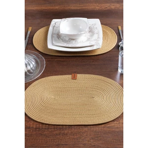2 Adet Oval Supla | Amerikan Servis Runner | Tabak, Tava, Altlığı Sofra Sunumluk