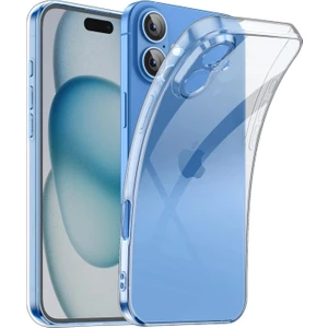 Iphone 16 Plus Uyumlu Kamera Korumalı Lüks Şeffaf Silikon Kılıf