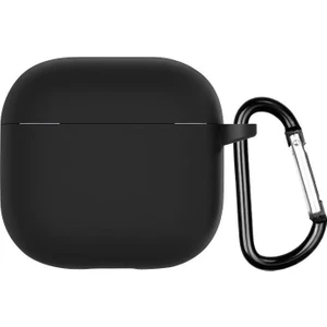 Airpods 4 Uyumlu Silikon Koruyucu Kılıf+Kanca