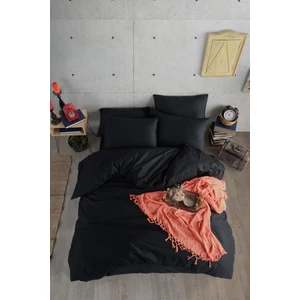 Zeynep Tekstil Royal Black Çift Kişilik Ranforce Nevresim Seti